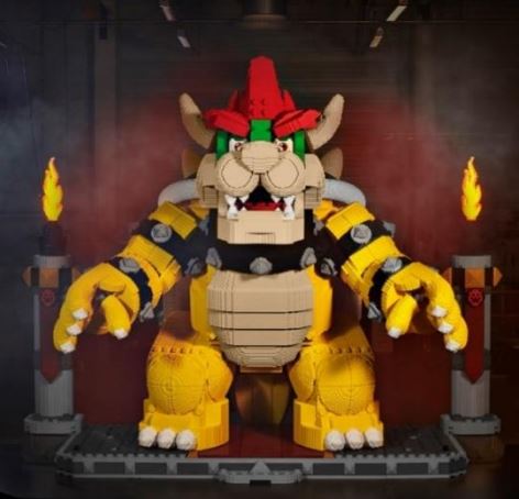 LEGO® Super Mario™ - un LEGO Bowser™ de 4,3 mètres sur le stand de